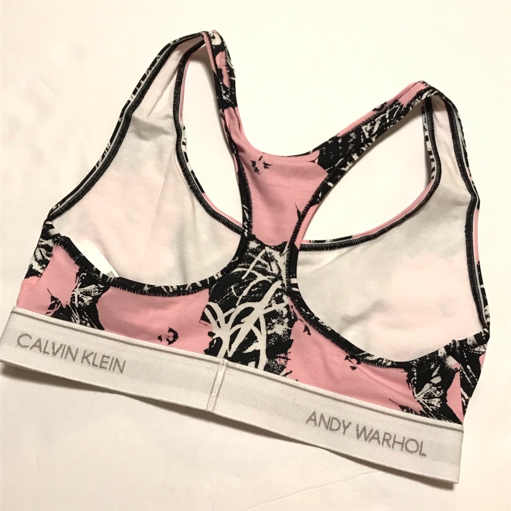 Calvin Klein x Andy Warhol Bralette Small New - Picture 6 of 8
